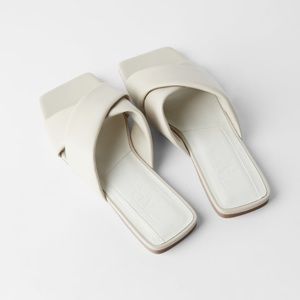 Zara Padded Leather Sandals